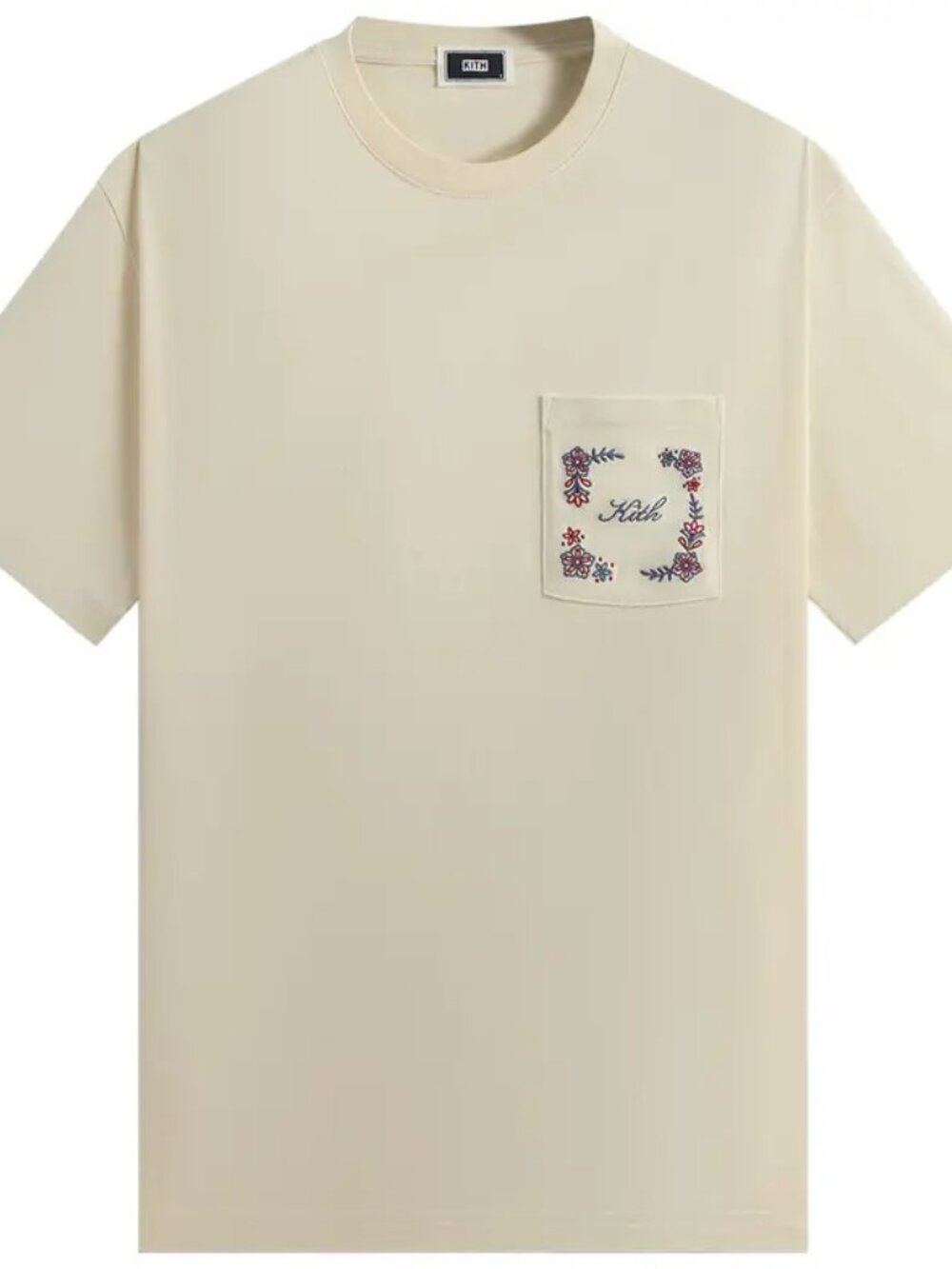 Kith Embroidered Floral Pocket Tee – XL – $50